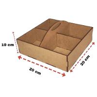 Porta Guardanapo E Sachê Em Mdf - Kit 5 Unidades - 4