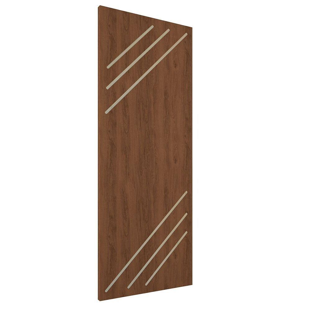 Porta De Madeira Frisada U.v 210cm X 80cm - R30k Imbuia - 1