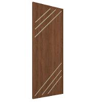 Porta De Madeira Frisada U.v 210cm X 80cm - R30k Imbuia - 1