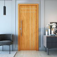 Porta De Madeira Frisada U.v 210cm X 80cm - R40t Cerejeira - 3