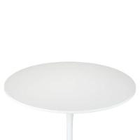 Mesa Saarinen Tulipa Redonda 100cm Tampo Madeira Branca 5 Lugares - 2