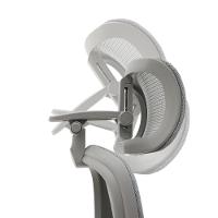 Cadeira Ergonômica NR 17 Presidente Prime Encosto Mesh Apoio De Cabeça E Braços Ajustáveis Cinza - 6