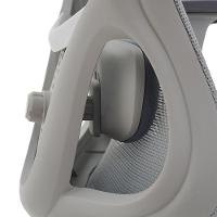 Cadeira Ergonômica NR 17 Presidente Prime Encosto Mesh Apoio De Cabeça E Braços Ajustáveis Cinza - 7