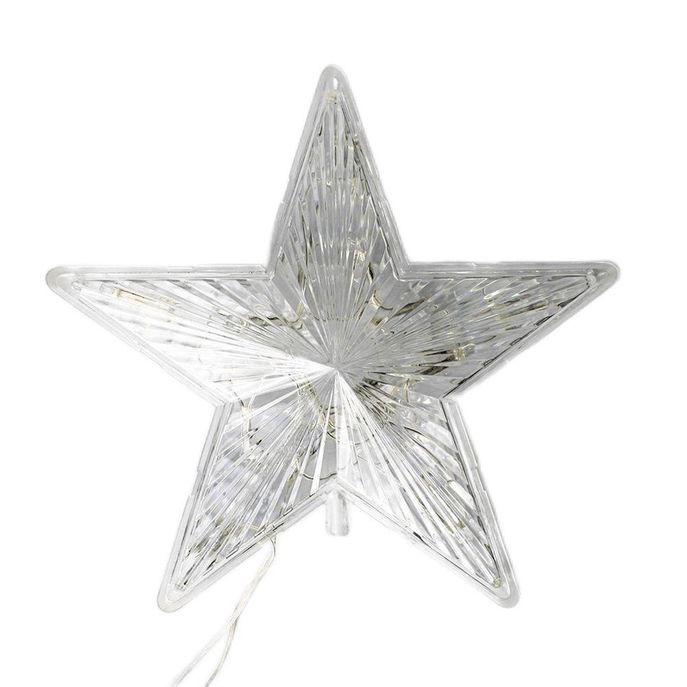Estrela Led Ponteira Para Arvore De Natal Com Tomada - 1