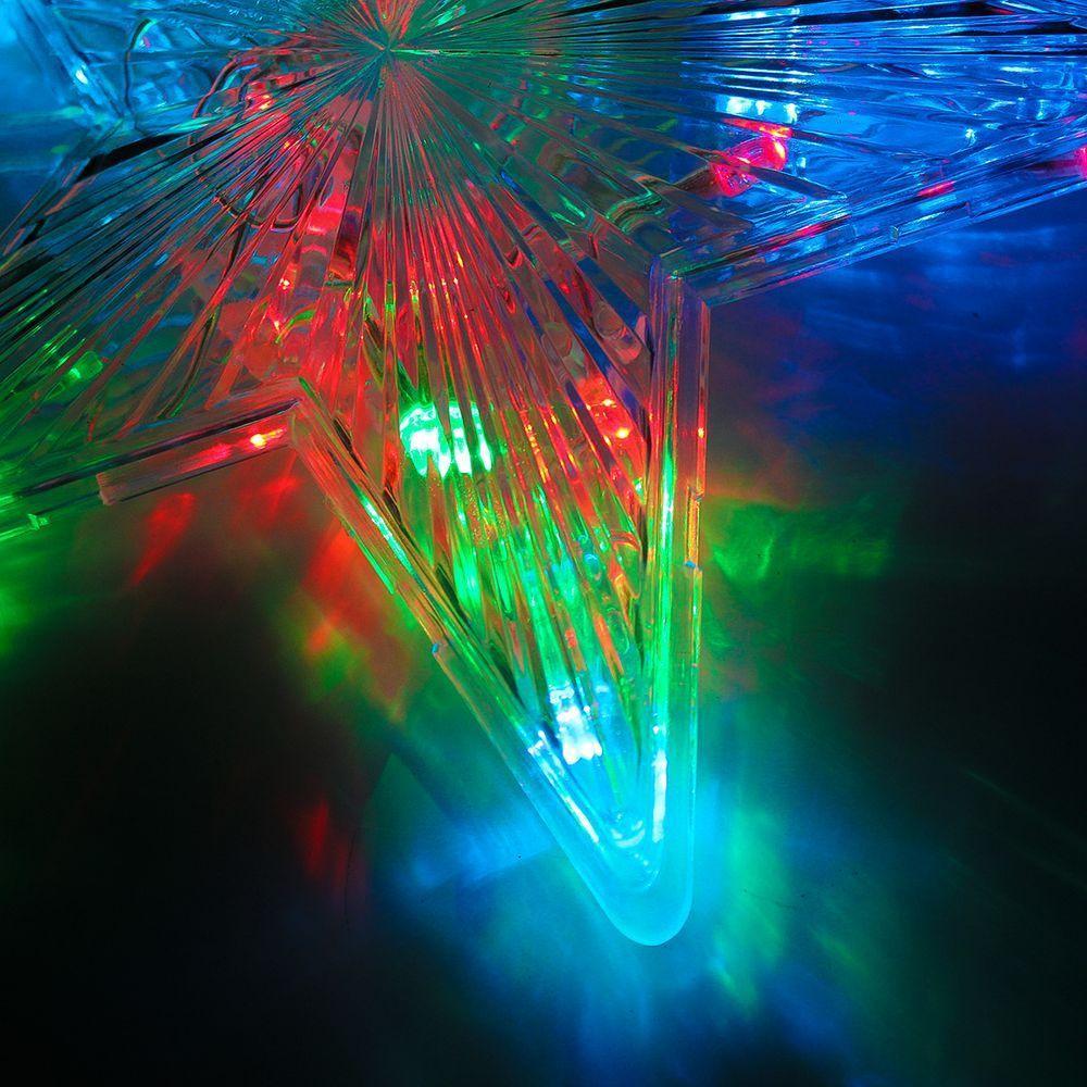 Estrela Led Ponteira Para Arvore De Natal Com Tomada - 3