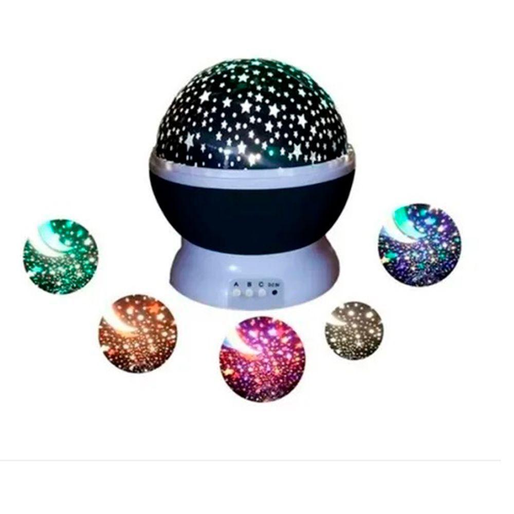Luminaria Projetor Estrela 360 Galaxy Star Master Preto - 3