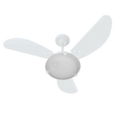 Ventilador de Teto Casa H 130W 100cm 3 Pás 3 Velocidades Branco Max Colors 220V