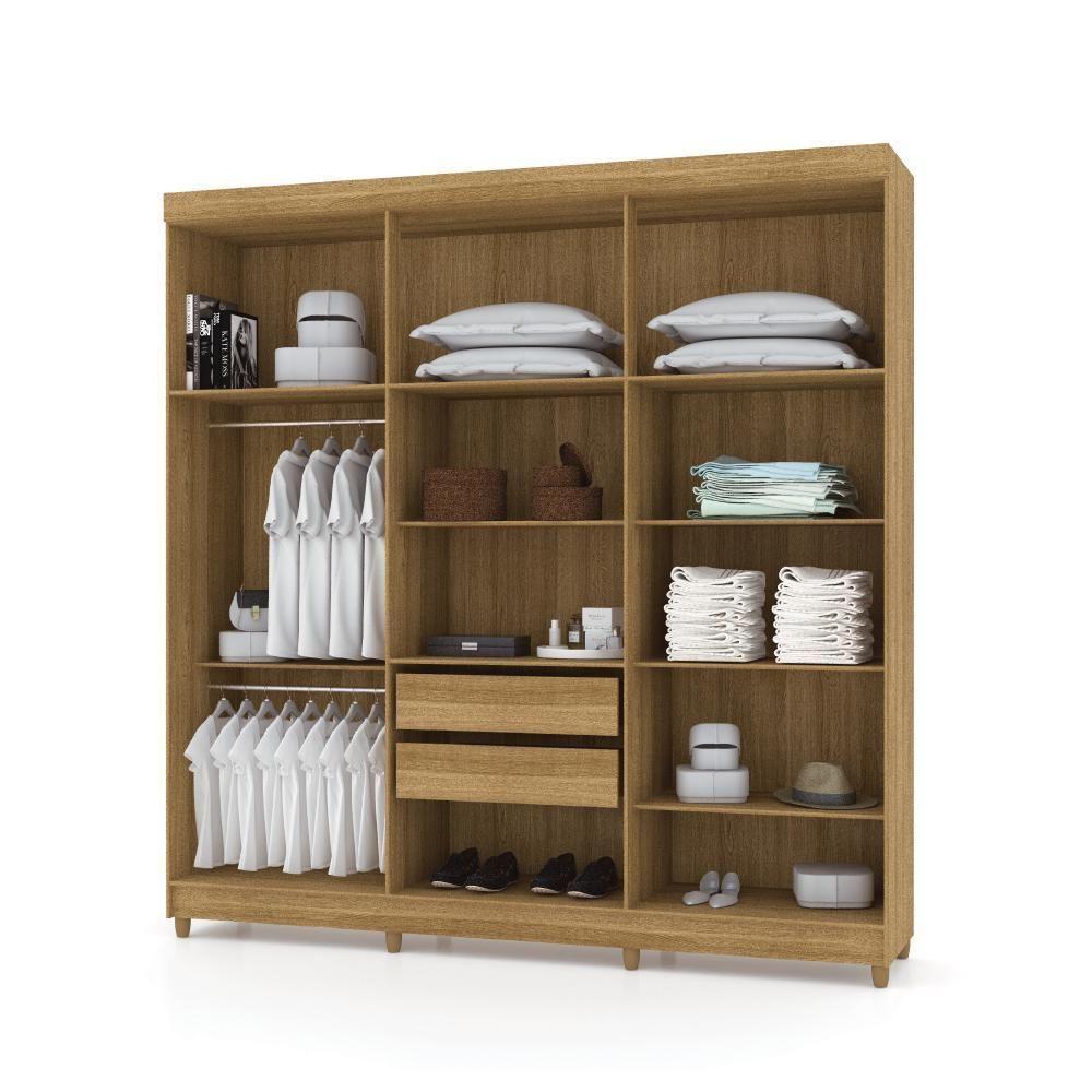 Guarda Roupa 6 Portas Com Espelho Audi Nature - 4