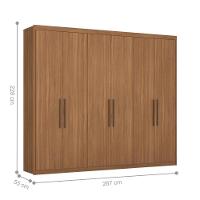 Conjunto Quarto Guarda Roupa E Comoda Caroline Amendola