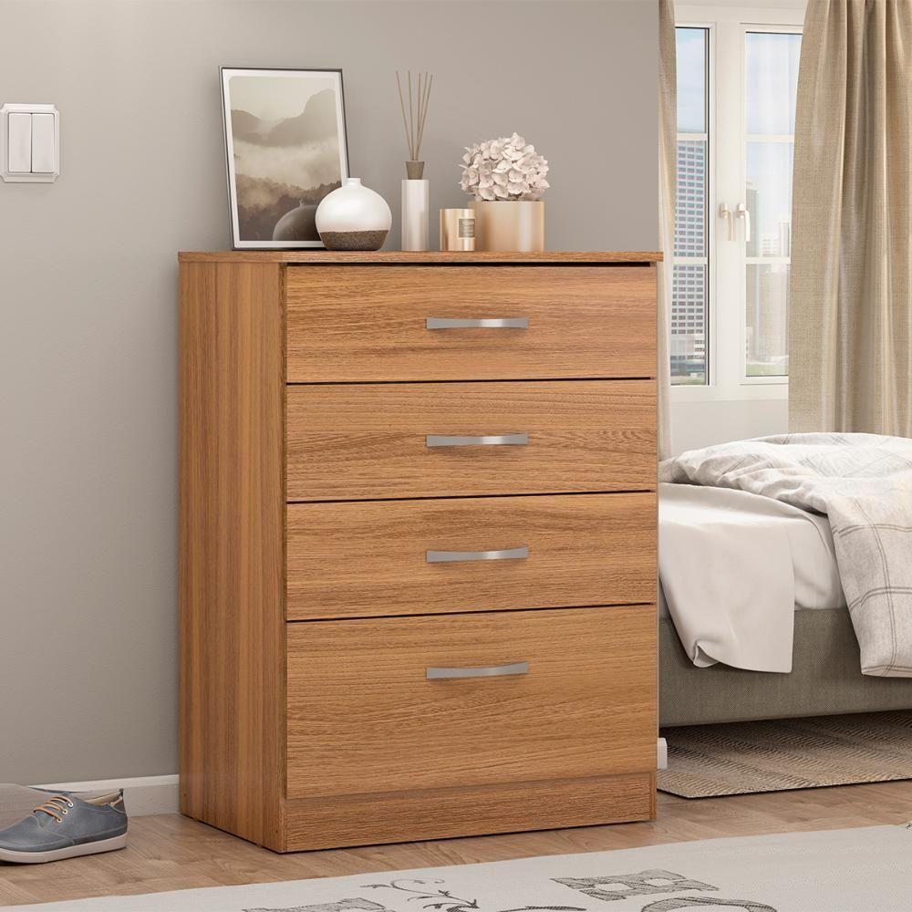 Guarda Roupa E Cômoda Doha Amêndola Off White Touch - 8