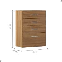 Conjunto Quarto Guarda Roupa E Comoda Forggia Amendola - 3