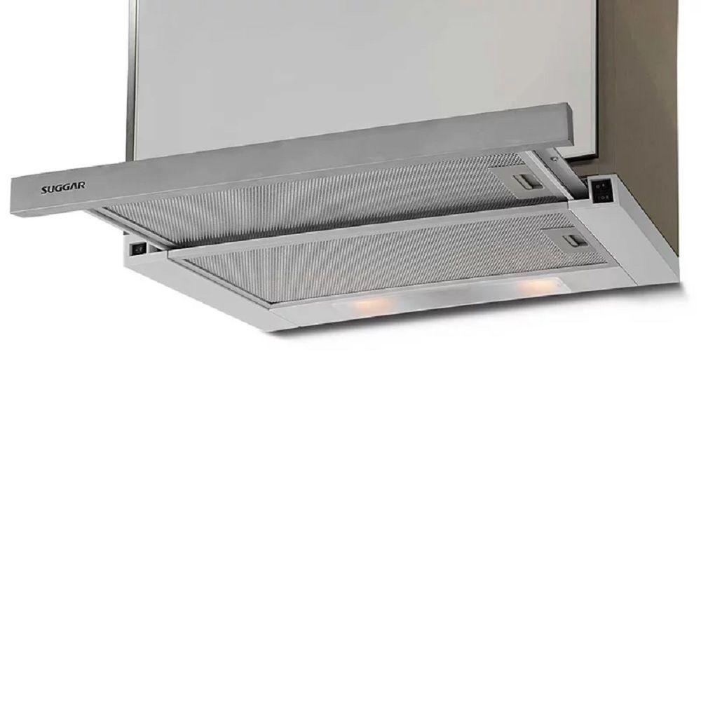 Depurador de Ar Slim de Embutir 60 Cm Inox Suggar 220v - 7