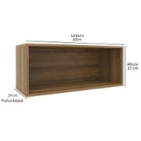 Armário 80Cm 1 Porta Basculante Grafite Batrol Grafite - 2