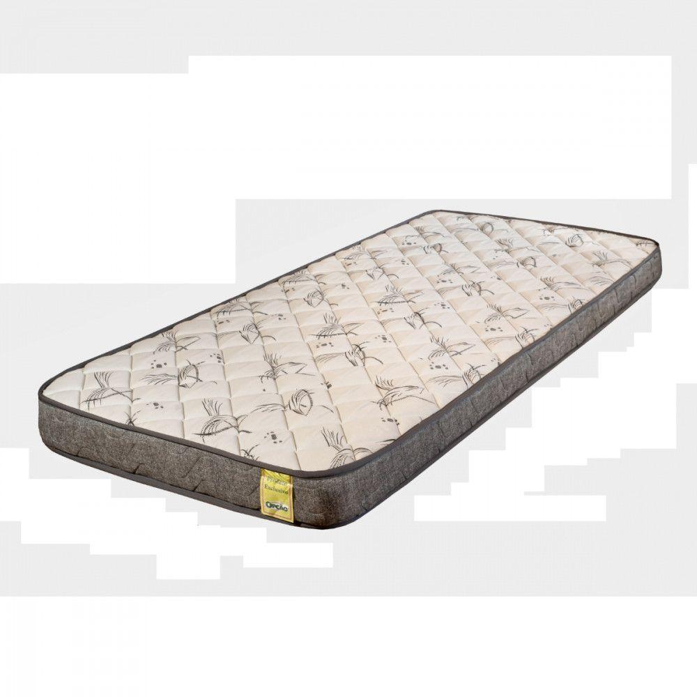 Colchão De Solteiro Dreemy D33 88x188x12 Grafite Branco Apolospuma Branco Com Grafite - 1