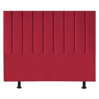 Cabeceira Estofada Cama Casal Queen Size 160 Cm Alice Suede Vermelho - 1