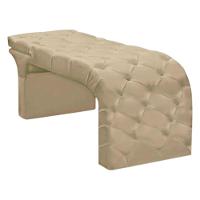 Maca Estofada Estética Cílios Regulável Spa Veludo Eloísa Bege - 6