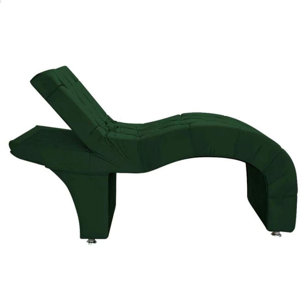 Maca Estofada Reclinável Sobrancelhas Cílios Suede Jade Verde - 6
