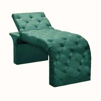 Maca Estofada Estética Cílios Regulável Spa Veludo Eloísa Verde - 2