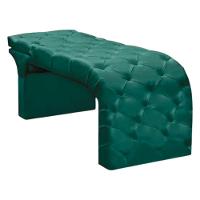 Maca Estofada Estética Cílios Regulável Spa Veludo Eloísa Verde - 6