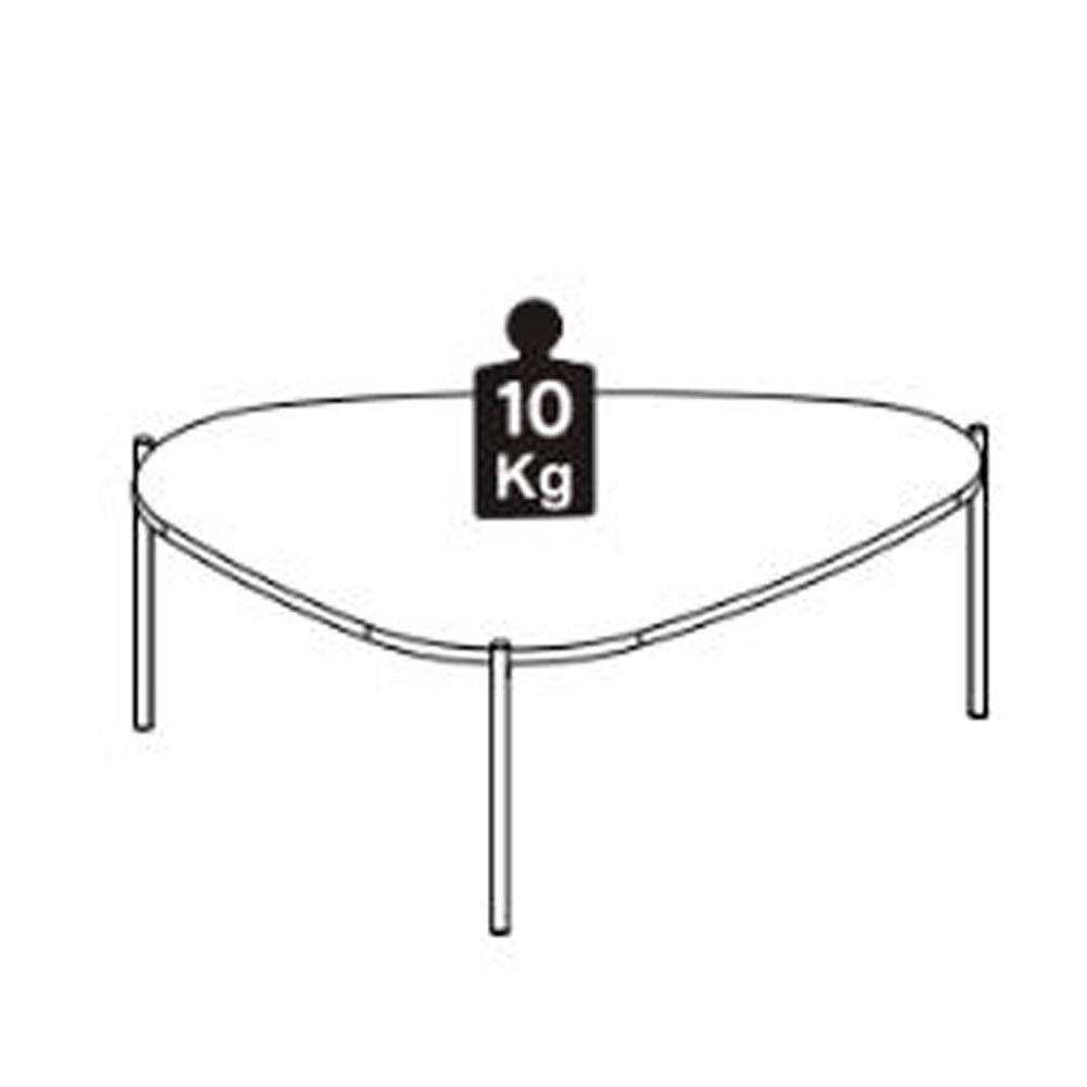 Mesa De Centro Organica Pe Metal Dourado Hanover 28015 Artesano - 2