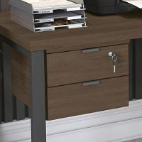 Gaveteiro De Mesa 2 Gavetas 36cm Frame F199 Munique - 2