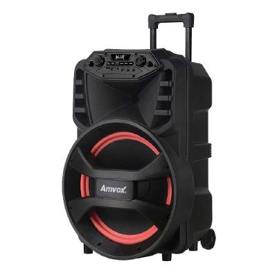 Caixa De Som Amvox Bluetooth ACA 880 Vegas Preto 880W RMS Bivolt