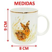 Kit Jogo De Caneca De Páscoa 12 Peças Coelho Em Argila De 380ml - 4