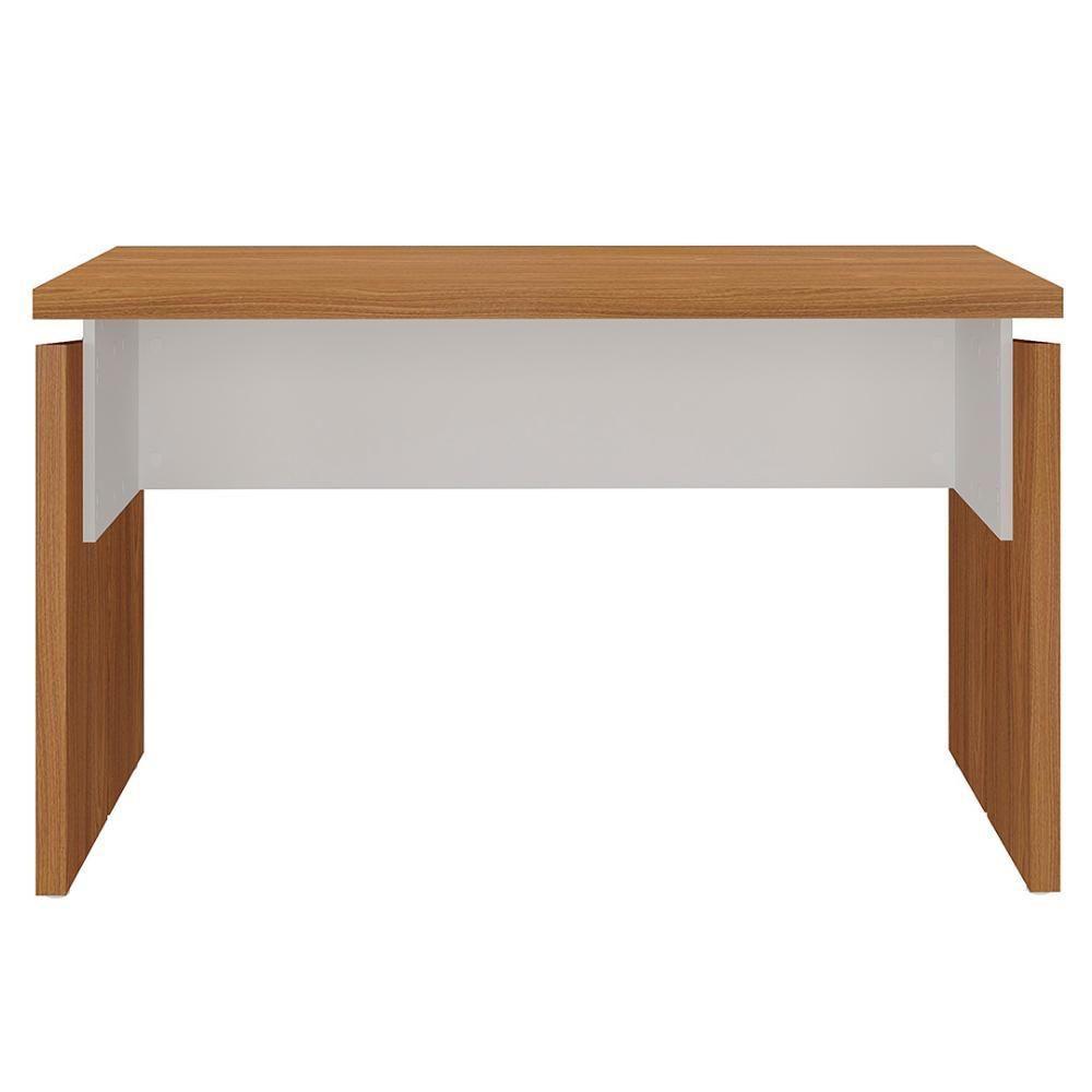 Mesa Para Escritório Home Office 145cm Corp A06 Freijó/branco - Mpozenato - 7