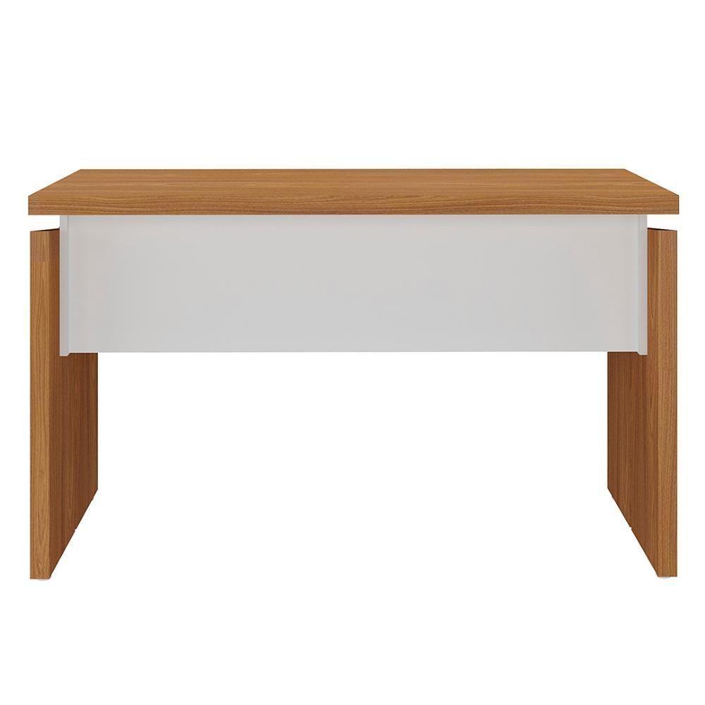 Mesa Para Escritório Home Office 145cm Corp A06 Freijó/branco - Mpozenato - 8