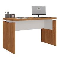 Mesa Para Escritório Home Office 145cm Corp A06 Freijó/branco - Mpozenato - 1