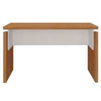 Mesa Para Escritório Home Office 145cm Corp A06 Freijó/branco - Mpozenato - 7