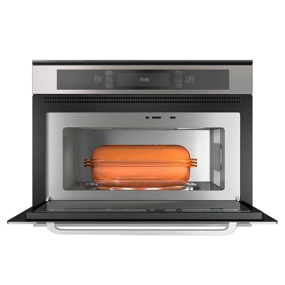 Micro-ondas Brastemp De Embutir 40 Litros Inox 220v Bmo40arbna - 3