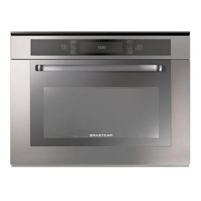 Micro-ondas de Embutir Brastemp BMO40AR 40L Inox com Grill de Quartzo 220V