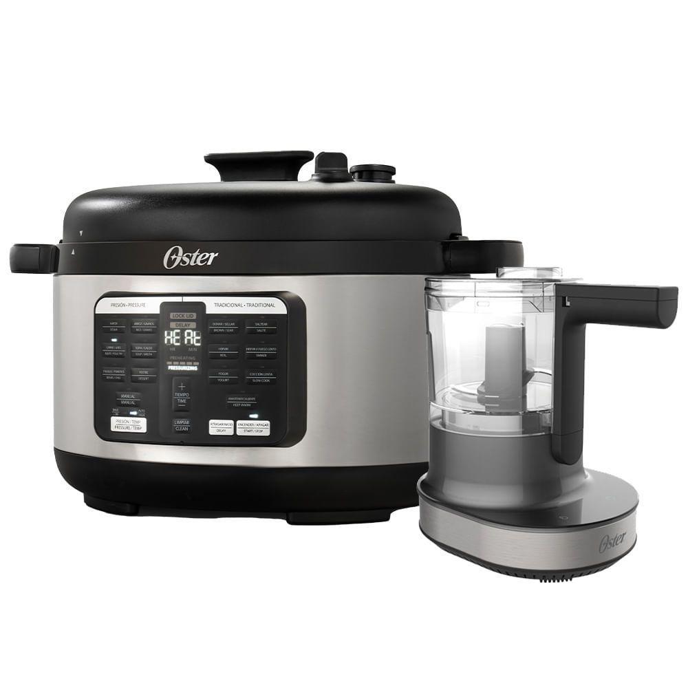 Kit Panela De Pressão Elétrica 5,7L E Processador Touch Oster 110V - 1
