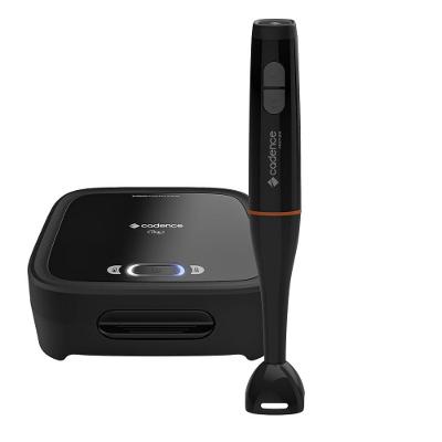 Kit Sanduicheira e Mixer Elétrico Cadence Kit Click com Chapas Profundas Preto 350W 220V