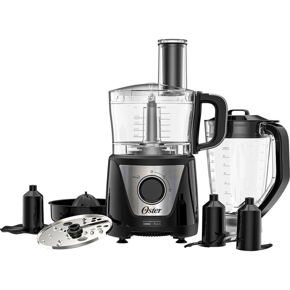 Multiprocessador De Alimentos Black 7 Em 1 Oster 110V - 1
