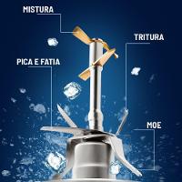 Kit Liquidificador Xtreme Mix E Máquina De Waffle Oster 220V - 3