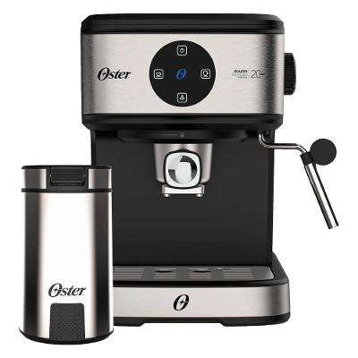 Kit Espresso Oster - Cafeteira Double E Moedor De Café 220V