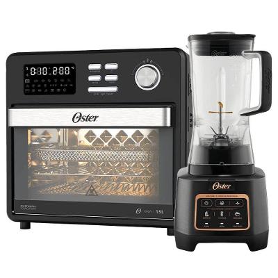 Kit Liquidificador e Forno Fryer Oster Xtreme Mix Compact 1500W 2L e 15L 220V