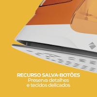 Ferro De Passar Cadence 2 Em 1 Laranja 220V - 7