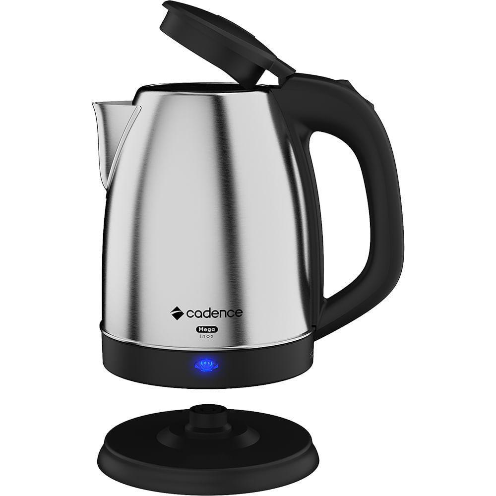 Chaleira Elétrica Cadence Mega Inox 1,9L 220V - 5
