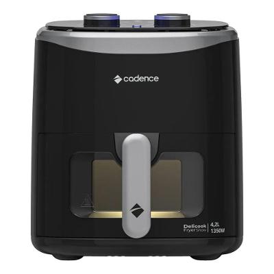 Fritadeira Sem Óleo 4,2L Cadence Com Visor Delicook Fryer Show 220V