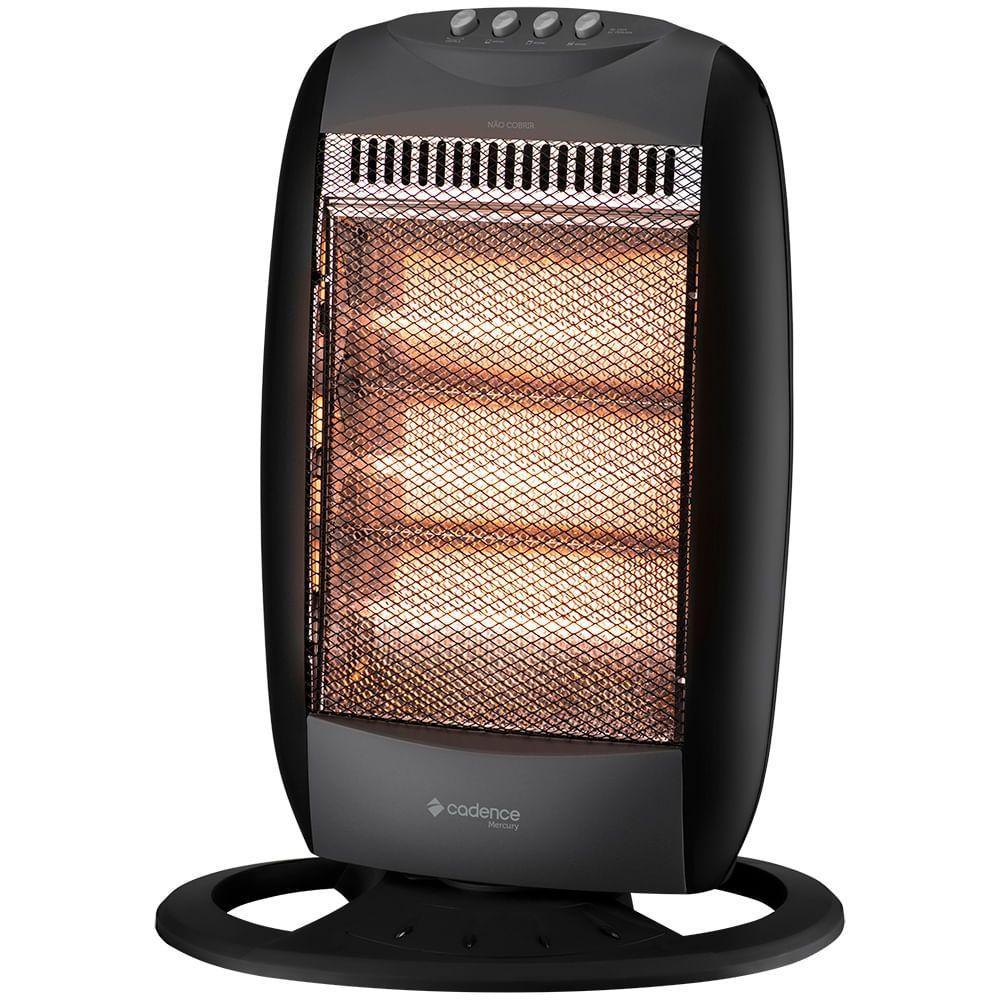 Aquecedor Cadence Halógeno Mercury Preto 110V - 1