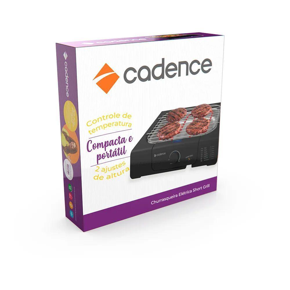 Churrasqueira Elétrica Cadence Short Grill 220V - 8