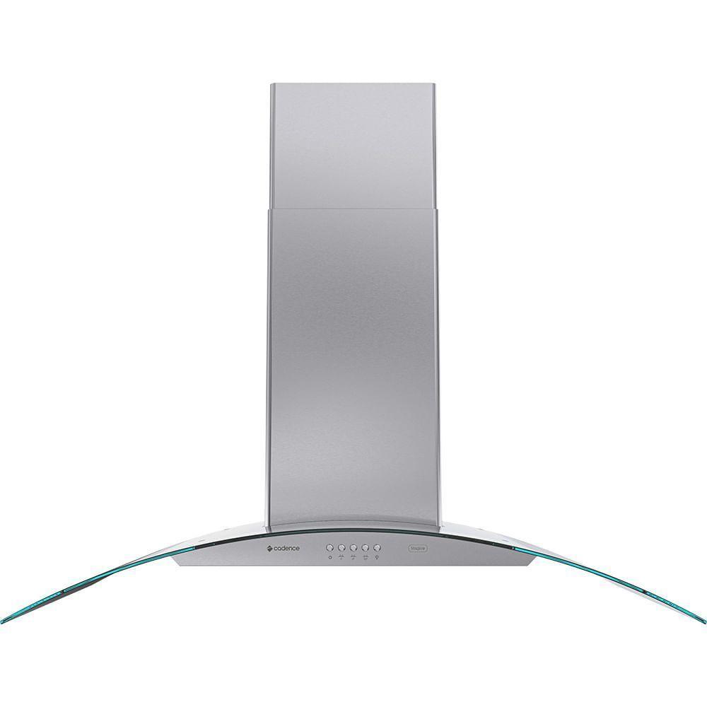 Coifa De Parede Cadence Inspire Vidro Curvo 90cm 110V - 1