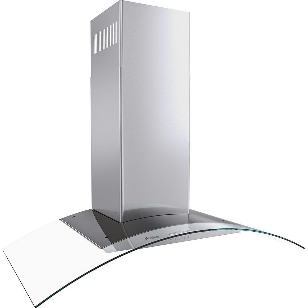 Coifa De Parede Cadence Inspire Vidro Curvo 90cm 110V - 7