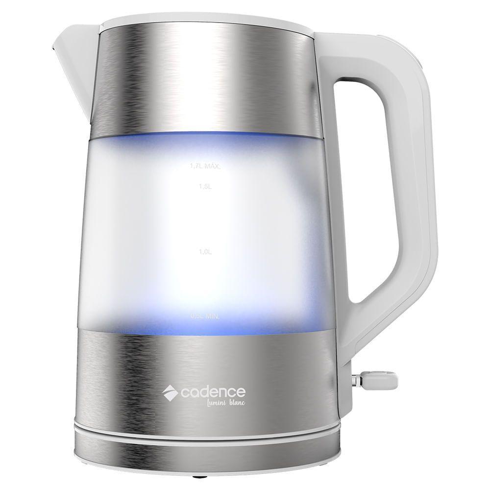 Chaleira Elétrica Cadence Lumini Blanc 1,7L 110V - 2