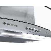 Coifa De Parede Cadence Inspire Vidro Curvo 60cm 110V
