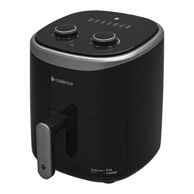 Fritadeira sem Óleo Air Fryer Cadence FRT420 4,2L 1350W Preto 110V