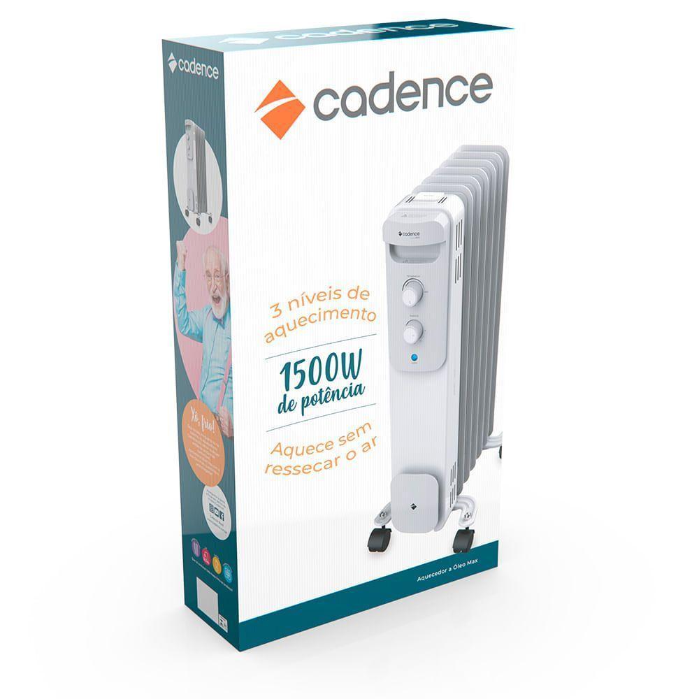Aquecedor A Óleo Max Cadence Branco 110V - 6